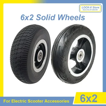 6 дюймов Solid Tire Wheel 6X2 Внутренняя камера для электрического скутера WheelChair Truck F0 Пневматическая тележка Тележка Воздушный велосипед