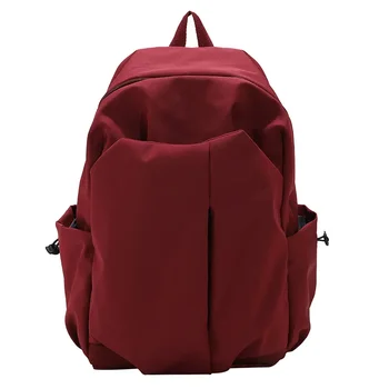 корейский рюкзак Y2K для женщин Коллаж Нейлон Сумка на два плеча Школьная сумка большой емкости Дорожный рюкзак Mochila Femenina