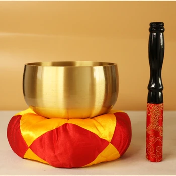 Поющая чаша полнолуния Тибетский колокольчик Чаша для медитации Звуковые инструменты для исцеления Аюрведические звуковые чаши и духовные инструменты