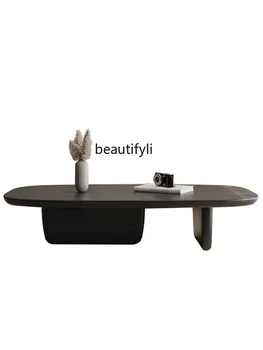  Чайный столик из массива дерева в стиле Xiaoli Чай в небольшой квартире Современный простой мини-уголок типа 
