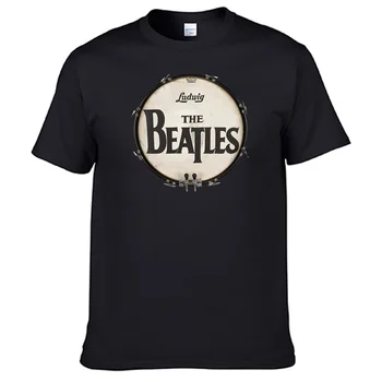 Футболка The Beatle Band Рубашка Unsex Рубашка 100% хлопок Брендовое качество Топ Продажи Рубашки N08