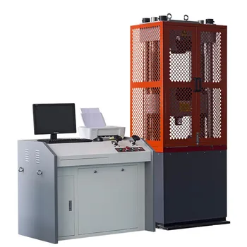 Большая гидравлическая испытательная машина грузоподъемностью 200 т WEW-2000D Микрокомпьютерная машина для испытания материала на растяжение и сжатие