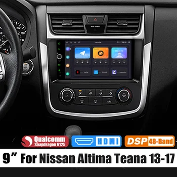 9 дюймов Вторичный рынок Авто Радио Стерео GPS Навигация Мультимедийный Плеер Для Nissan Altima Teana 2013-2017 с DSP Carplay