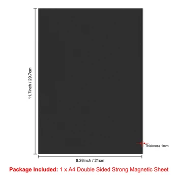 Полезный двусторонний прочный магнитный лист формата A4 для хранения штампов для скрапбукинга 11,7 * 8,2 дюйма