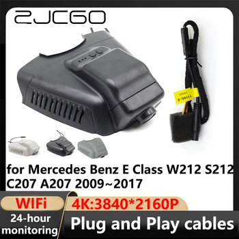 ZJCGO 4K Wifi 3840 * 2160 Автомобильный видеорегистратор Видеорегистратор Видеорегистратор для Mercedes Benz E Class W212 S212 C207 A207 2009~2017