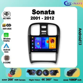 Авто Радио Беспроводной Carplay Android Для Hyundai Sonata EF 2001-2012 Мультимедийный видеоплеер Навигация GPS Авто стерео No 2din