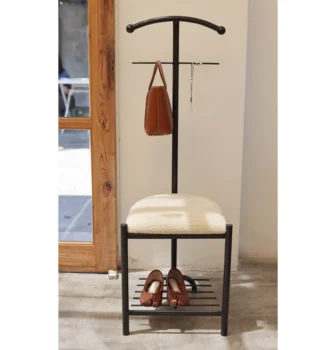 вешалка для одежды Минималистичный стул для смены обуви Вход Вход