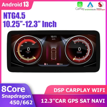 Android 13 DSP Carplay 10.25'' GPS-плеер для Mercedes Benz A/GLA-Class X156 C117 W463 W176 NTG4.5 Snapdragon BT WIFI 4G LTE