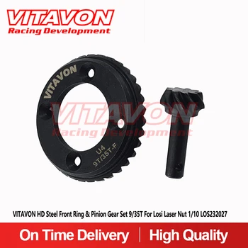 VITAVON HD Steel Переднее кольцо и шестерня 9/35T для лазерной гайки Losi 1/10 LOS232027