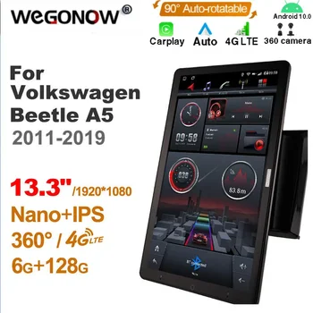 Android10.0 Ownice Автомагнитола для Volkswagen Beetle A5 2011-2019 с 13.3'' 7862 512 No DVD Quick Charge Nano 1920*1080
