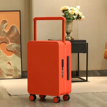 EXBX Средний широкий чемодан на тележке Женский 20-дюймовый чемодан с кабиной Маленький чемодан 24-дюймовый универсальный ящик на колесе для мужчин