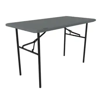 4-футовый складной стол (essential) серый 80694