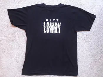 WITT LOWRY Винтажная футболка Черная L Хип-хоп Рэп Ava Max Tour LP CD Nevers Road 12 длинные рукава