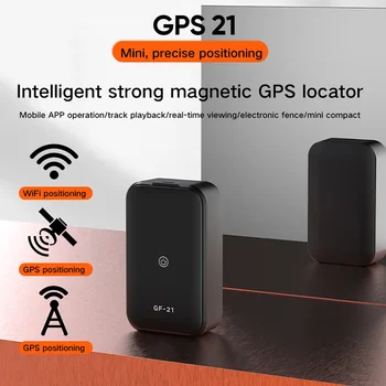 GF21 GPS Мини-локатор Трекер автомобиля Отслеживание местоположения автосигнализации Магнитное устройство слежения в реальном времени Портативный GPS через спутник