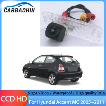 Автомобильная ПЗС-матрица автомобиля Назад на 170 градусов Ночное видение Высокое качество RCA Камера заднего вида заднего вида для Hyundai Accent MC 2005~2011
