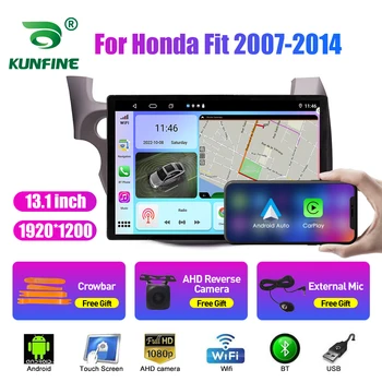 13,1-дюймовый автомагнитола для Honda Fit 2007-2014 Авто DVD GPS Навигация Стерео Carplay 2 Din Central Multimedia Android Auto