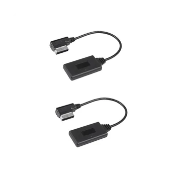 2 шт. Автомобильный беспроводной модуль Bluetooth Музыкальный адаптер Дополнительный приемник Aux Аудио кабель для Mercedes W212 S212 C207