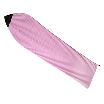  Доска для серфинга Чехол для носка 6Ft Розовая и белая полоса Защитная сумка для доски для серфинга Прочный Простой в использовании Розовый и белый