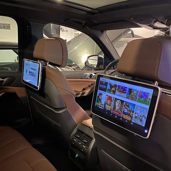  Развлечения на заднем сиденье для BMW G30 G11 G12 G05 G06 Wi-Fi Автомобильное видео ТВ Экран Android 12.0 Системный подголовник с монитором