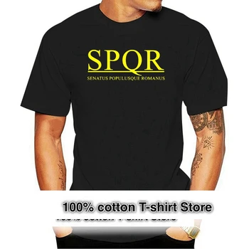 Мужская футболка Cool Roma Spqr S.P.Q.R. T0685 Футболки с 3D-печатью Футболки высшего качества с коротким рукавом