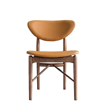 Home Cafe Уникальный роскошный акцент Современная кофейня Кожаное кресло для отдыха Мягкое кресло для отдыха