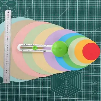 круглый резак для бумаги DIY Офисная резка бумаги ручной работы Детский сад Школа Резаки для скрапбукинга DIY Аксессуары для инструментов K1X3