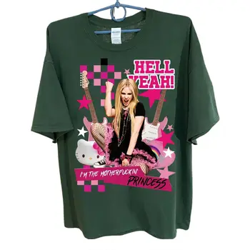 Avril Lavigne Hell Да Мужская футболка с коротким рукавом S-5XL 2DS78