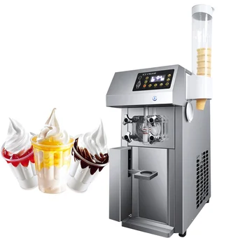 PBOBP Самая популярная машина для мороженого Настольные мягкие мороженицеры Заводская цена Йогуртовое мороженое Машина для мороженого
