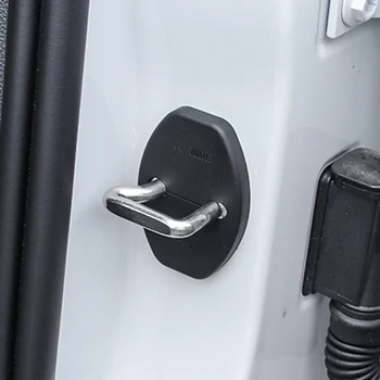 Защитная крышка дверного стопора автомобиля Защитная крышка дверного замка для AUDI A1 A3 A4 A5 A7 A8 Q3 Q5 Q7