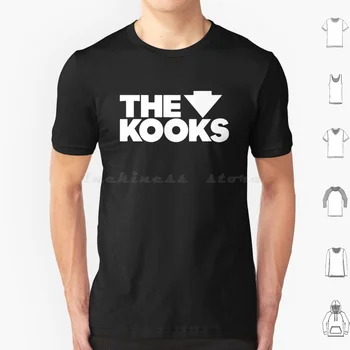 Самый продаваемый поп-рок Logo Tour The Kooks Band Футболка Хлопок Мужчины Женщины Сделай сам Принт Самый продаваемый поп-логотип Тур The Kooks Band