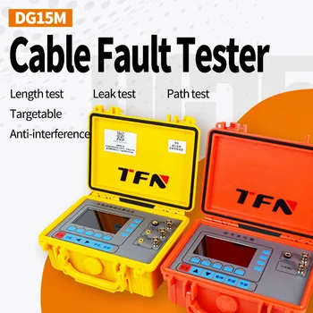TFN DG15M Тестер длины кабеля Тестер на длину Тестер утечек Тестер пути Обнаруживаемый кабель с защитой от помех Детектор препятствий