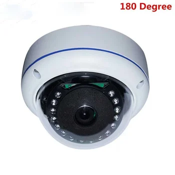 5 МП Сетевая IP-камера POE Купольный 180-градусный объектив XMEye ПРИЛОЖЕНИЕ ONVIF Распознавание лиц Камера наблюдения Видеонаблюдение