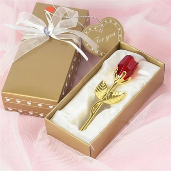 искусственная роза свадебный подарок украшение подарок на день матери подарок подруге орнамент хрустальное стекло роза вечеринка благосклонность