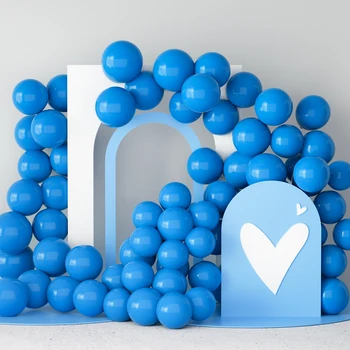 100 шт. 12-дюймовый латексный небесно-голубой воздушный шар детский душ фотография день рождения декор свадебное украшение шары фон