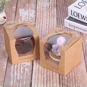 48 шт. Белые коробки для кексов и упаковка с окном и вставками, индивидуальные держатели контейнеров для кексов для свадебного детского душа