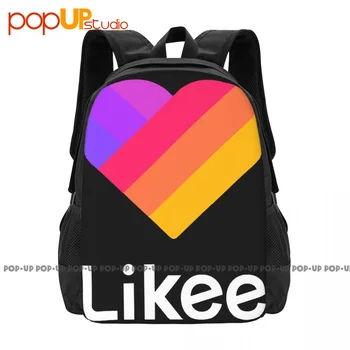 Приложение Likee Likee Heart Рюкзак Большая емкость Симпатичная складная спортивная сумка Школьная спортивная сумка
