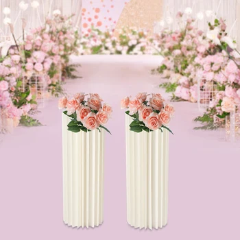  Свадебные украшения Картонные вазы - 2 шт. 31,5 дюйма Цветочная ваза высотой Подставка для цветов для украшения праздничных столов