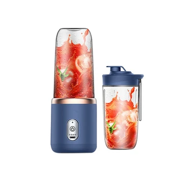 6 лезвий Соковыжималка Блендер с чашкой соковыжималки и крышкой Портативная USB-аккумуляторная маленькая машина для смешивания фруктового сока