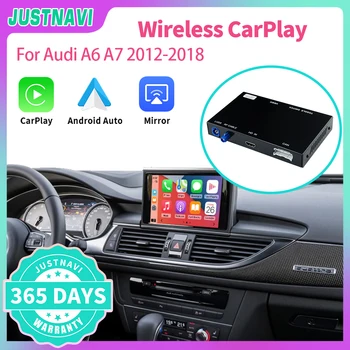 JUSTNAVI Wireless CarPlay для Audi A6 A7 2012-2018 с Android Auto Mirror Link Функции AirPlay Car Play