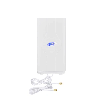 Indoor 12dbi 4G LTE водонепроницаемая фиксированная монтажная панель с двойной поляризацией MIMO антенна с двумя кабелями