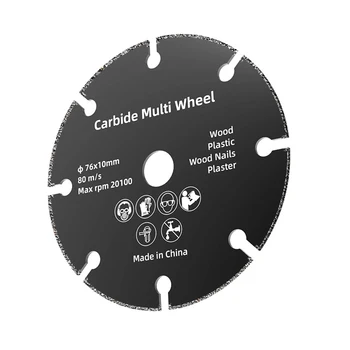  1 шт. 3-дюймовый режущий диск дисковые пилы диски смола шлифовальный круг угловая шлифовальная машина для резки камня пластиковая труба электроинструмент аксессуары