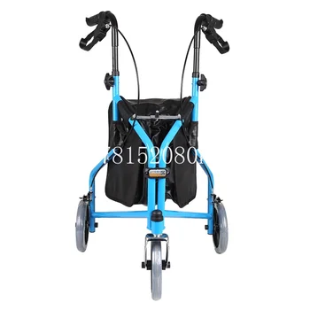Складная тележка для покупок, удобный трехколесный велосипед, тележка для покупок для пожилых людей, вспомогательное средство для ходьбы для пожилых людей