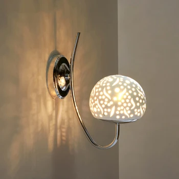 Современный ретро светодиодный гипсовый настенный светильник для гостиной интерьера спальни Светодиодный настенный светильник 7 Вт Настенное бра для дома