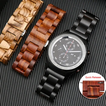 Деревянные ремешки для Huawei Watch GT 2 Pro / GT 2 46 мм 2E Смарт-браслеты 22 мм Браслет для часов HONOR Magic 2 / GS Pro Correa