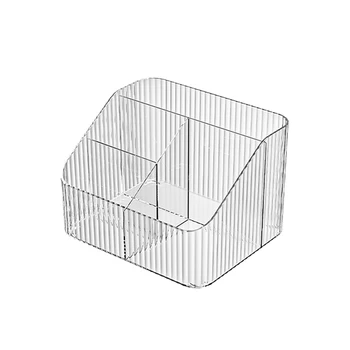 1 шт. Настольная коробка для хранения Рама Прозрачная простая стойка для хранения Ins Style Офисные принадлежности