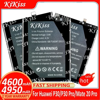 KiKiss Аккумулятор для Huawei P30 / P30 Pro / P30Pro / Mate20 Pro / Mate 20 Pro 20Pro ELE-L29 ELE-AL00 ELE-TL00 Батарея + Дорожка НЕТ