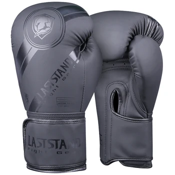 Новый тренировочный протектор 6 8 10 12 унцийБоксерские перчатки для мужчин и женщин PU кожа боксерская перчатка MMA Sanda Pads Fighting Kick Муай Тай