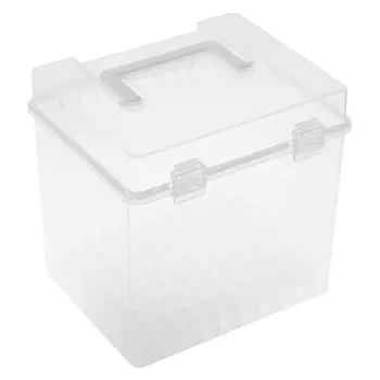 7,67 * 6,85 * 6,33 дюйма Органайзер для хранения 80 слотов Пластиковая прозрачная межслойная дисплейная коробка Пластиковый маркер для хранения Касса