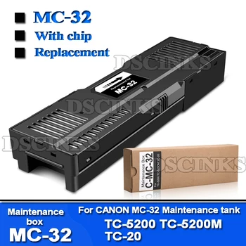 MC-32 Контейнер для обслуживания принтера Canon TC-5200 TC-5200M TC-20 TC5200 TC5200M TC20 Контейнер для отработанных чернил