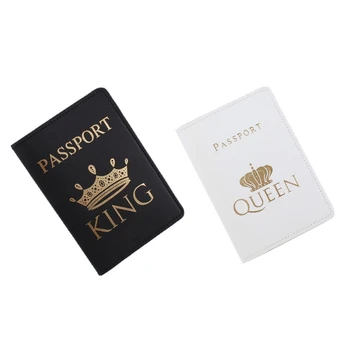 персонализированный держатель для паспорта из искусственной кожи, сумка, печать письма, кошелек для путешествий, обложка для паспорта для чехла, свадьба, медовый месяц, подарок